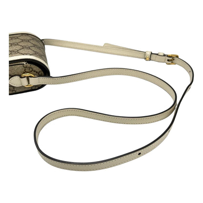 Gucci Horsebit 1955 Mini Shoulder Bag 625615 In Gg Supreme Canvas