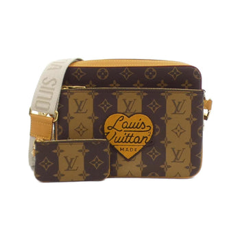 Louis Vuitton Monogram Stripe (Lv Squared) Trio Messenger M45965 Shoulder Bag