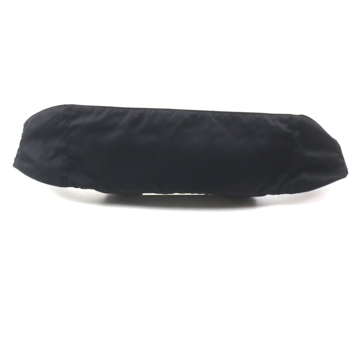 Prada Tessuto Triangle Logo Plate Nylon Saffiano Leather Belt Bag/Body Bag Black