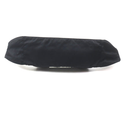 Prada Tessuto Triangle Logo Plate Nylon Saffiano Leather Belt Bag/Body Bag Black