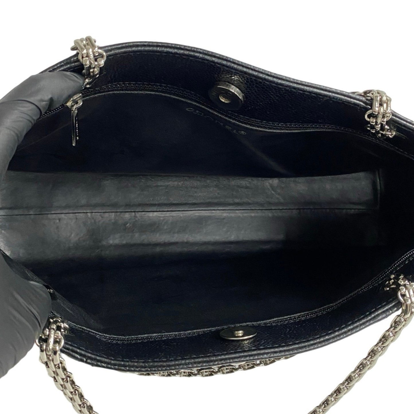 Chanel Coco Mark Leather Tote Bag