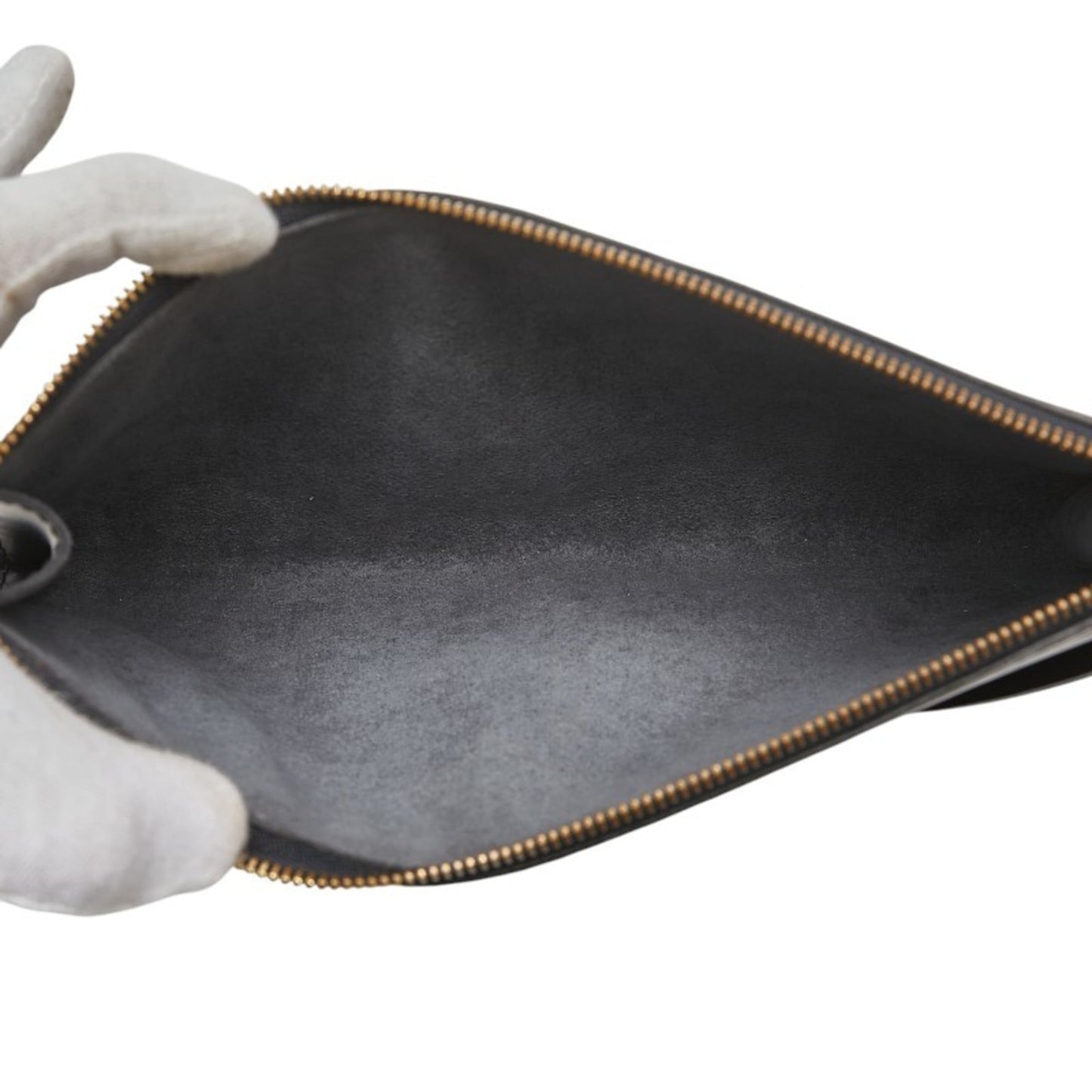 Louis Vuitton Epi Pochette Accessory Pouch M52982 Black Noir Leather