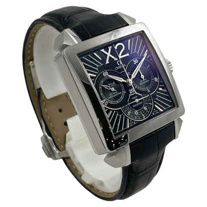 Omega De Ville X2 Chronograph 423.13.37.50.01.001 Stainless Steel Leather