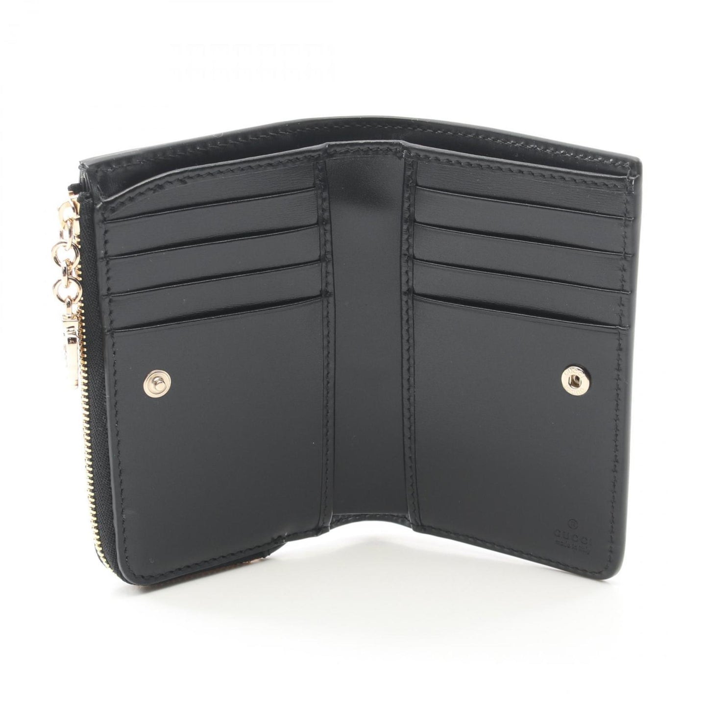 Gucci Gg Canvas Bi-Fold Wallet Leather