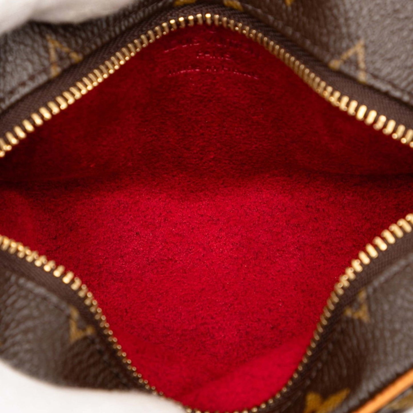 Louis Vuitton Monogram Truth Wapiti Pouch Camera Case M58030 Brown Leather