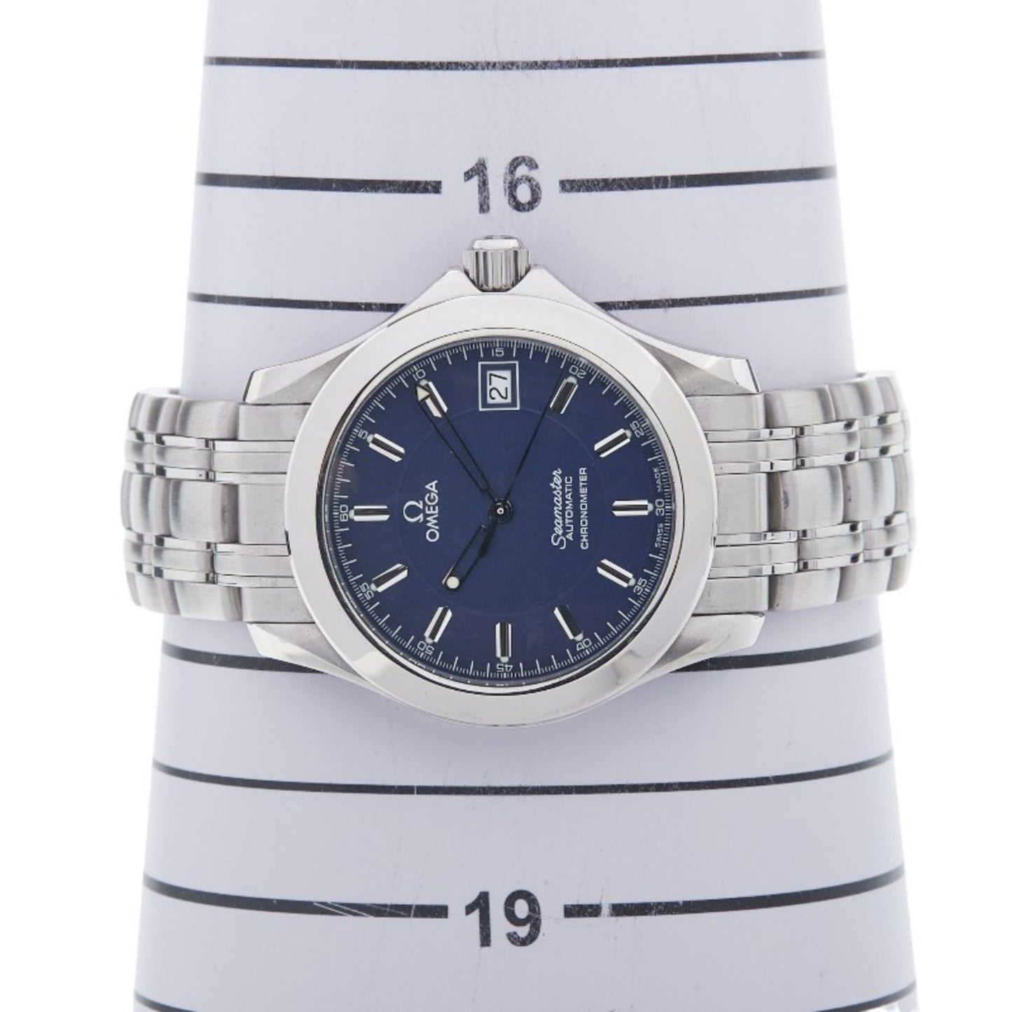 Omega Seamaster 120 Jacques Mayol 2001 Watch 2507.80 Automatic Navy Dial Stainless Steel