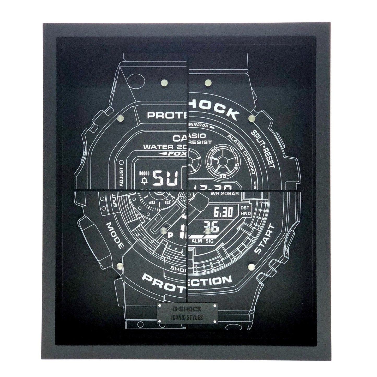 G-Shock Casio Iconic Styles Campaign B Prize Watch Gallery Stand (Not For Sale) Limited To 10