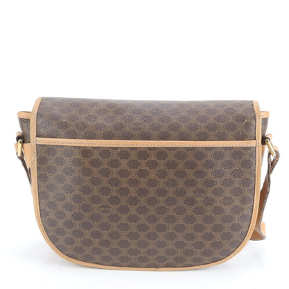 Celine Macadam Leather Shoulder Bag