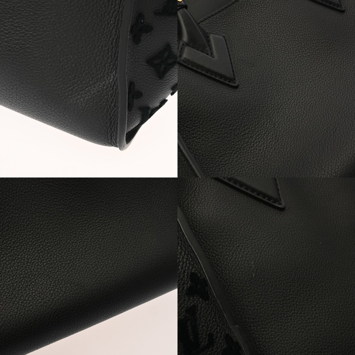 Louis Vuitton Monogram On My Side Mm 2-Way Noir M53826