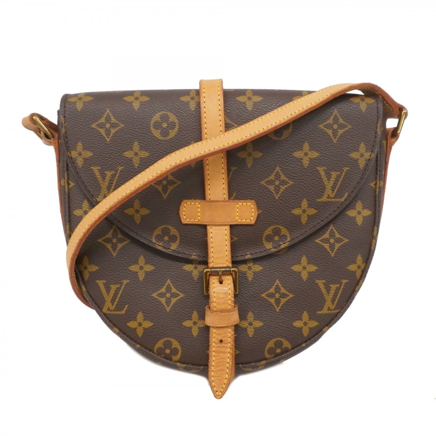 Louis Vuitton Monogram Chantilly Mm Shoulder Bag M51233 Brown
