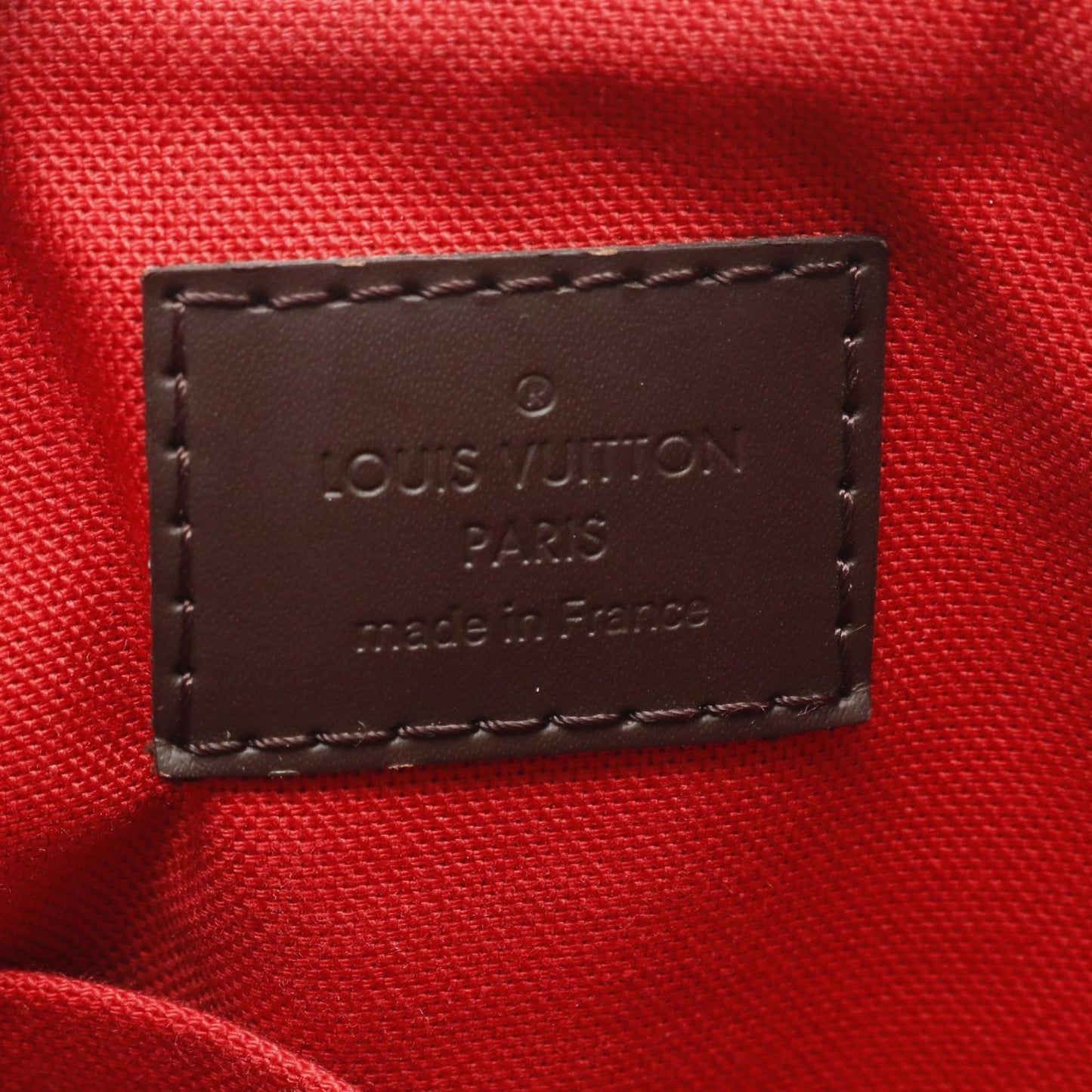 Louis Vuitton Siena Pm Damier Ebene Handbag Coated Canvas Leather