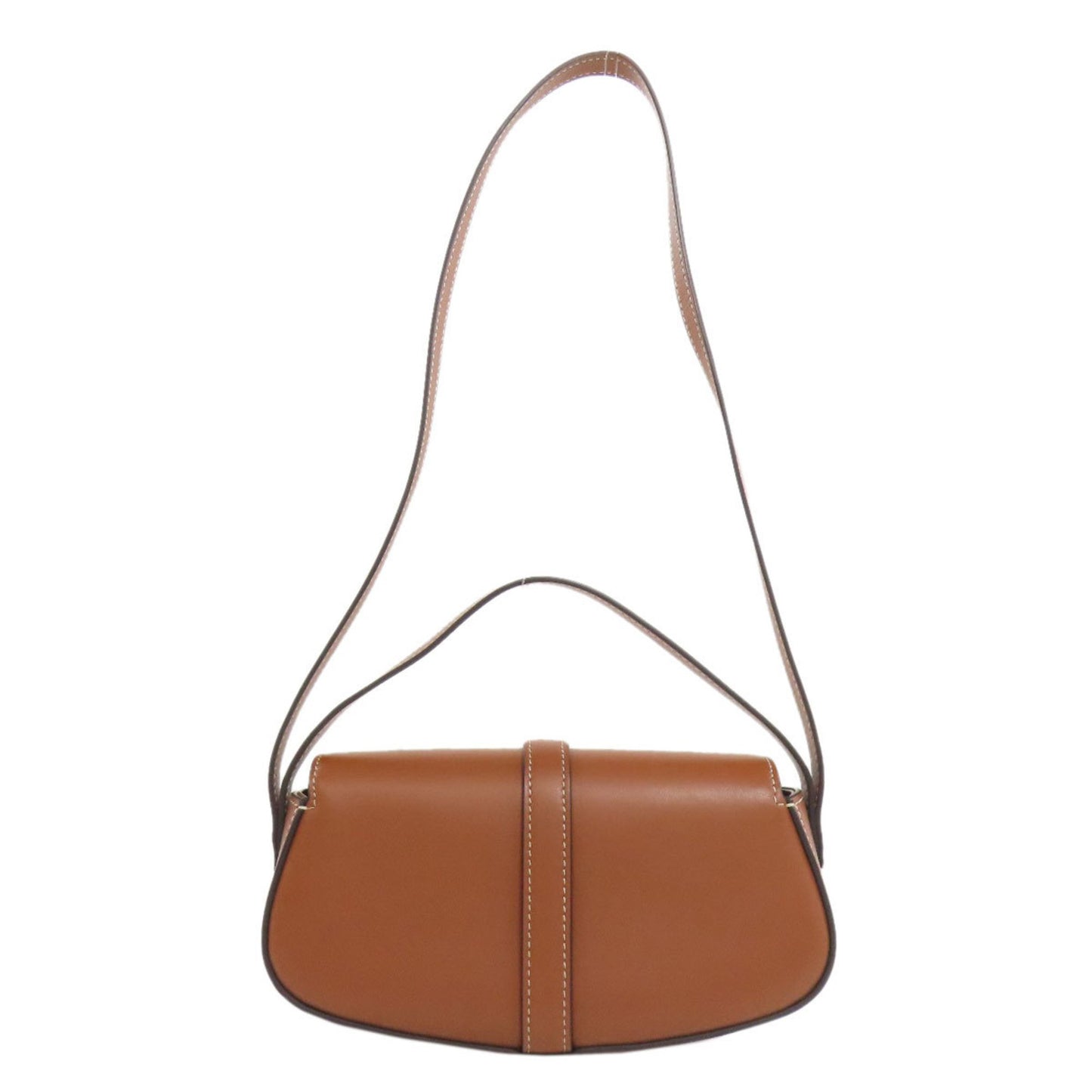 Celine Cadena Motif Shoulder Bag In Calf Leather