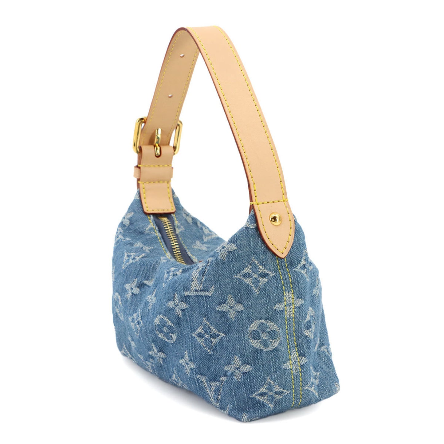 Louis Vuitton Monogram Denim Hills Pochette Handbag
