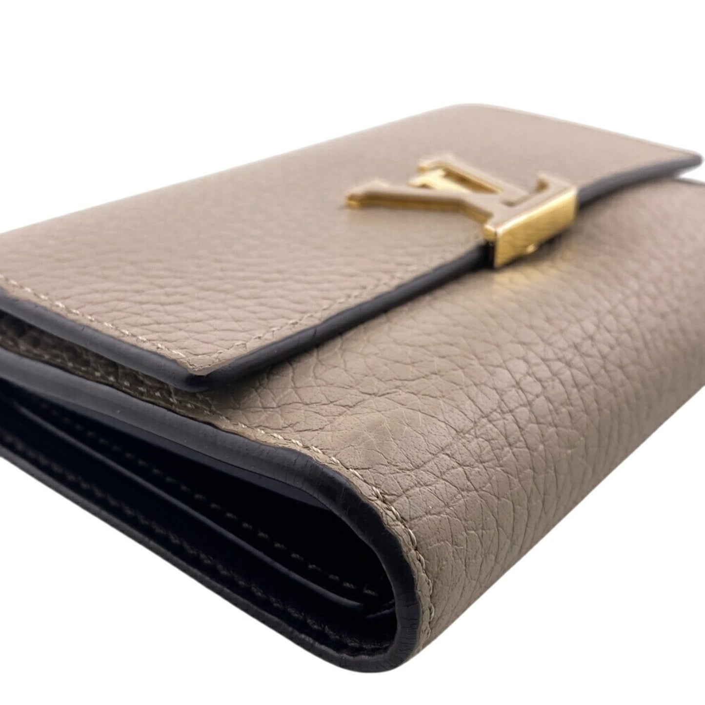 Louis Vuitton M62159 Portefeuille Capucines Compact Wallet Lv Tri-Fold Beige