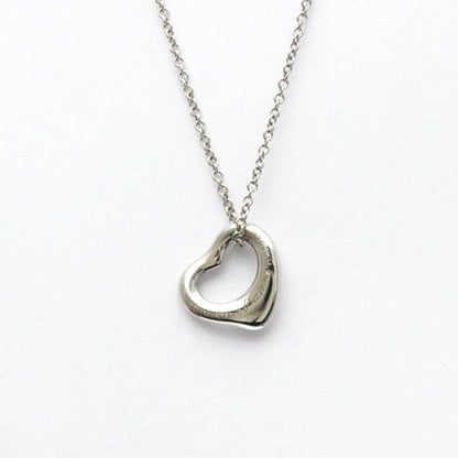 Tiffany Open Heart Necklace With Diamonds Platinum Diamond Men