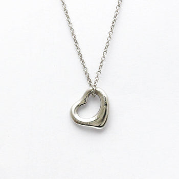 Tiffany Open Heart Necklace With Diamonds Platinum Diamond Men