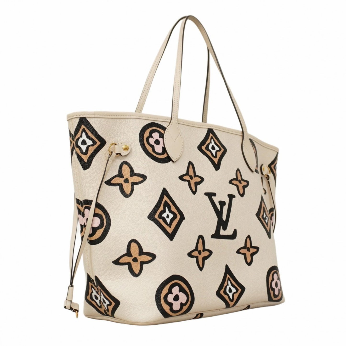 Louis Vuitton Tote Bag Monogram Wild At Heart Neverfull Mm M45819 Crme