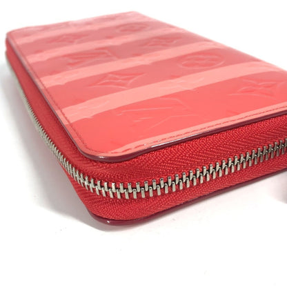 Louis Vuitton M58036 Monogram Vernis Rayure Zippy Wallet Long Round Zipper