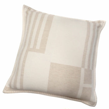 Herms Sable Merino Wool Cushion