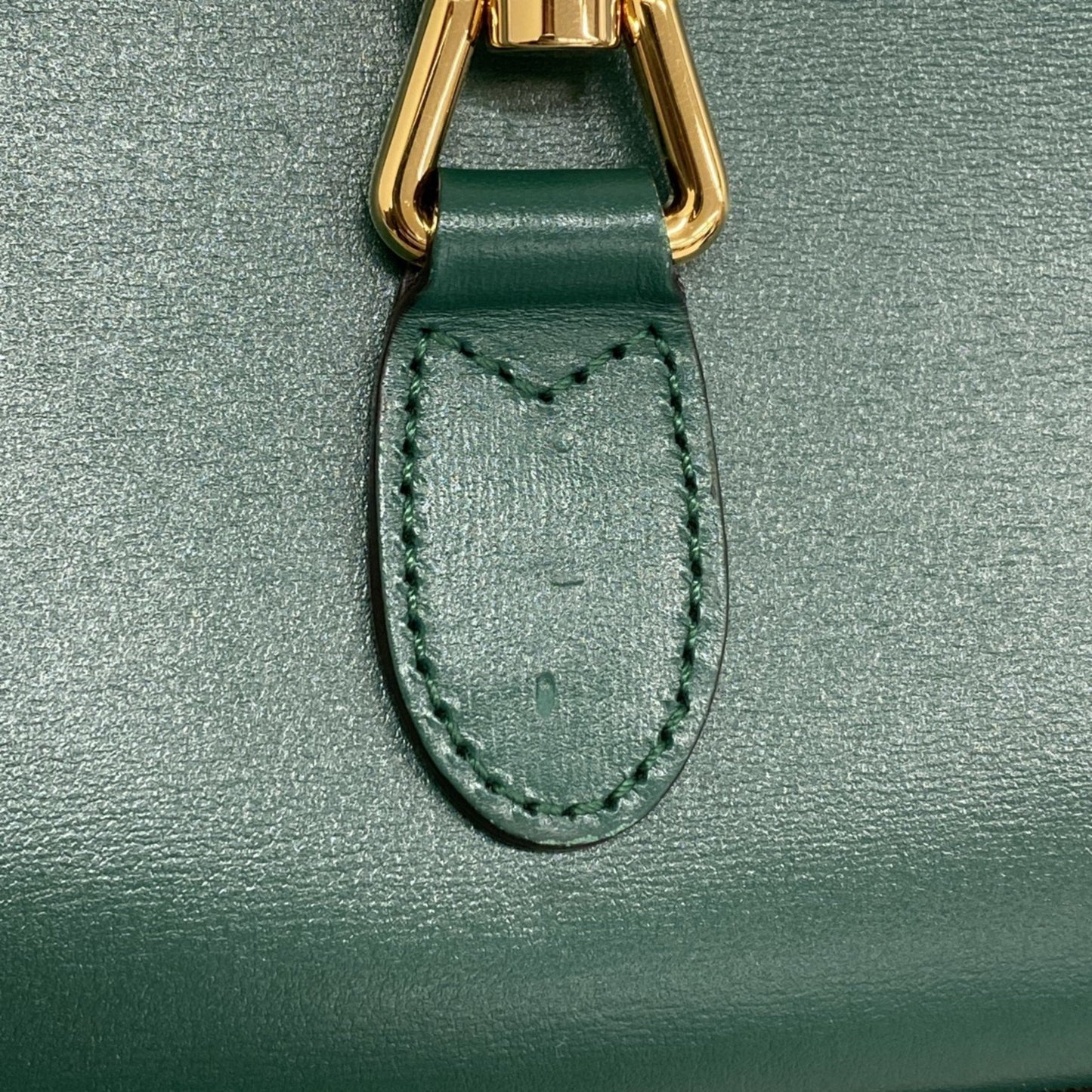 Gucci New Jackie Handbag 649016 Leather Green