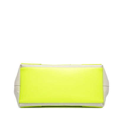 Balenciaga Navy Cabas M Handbag 581292 Beige