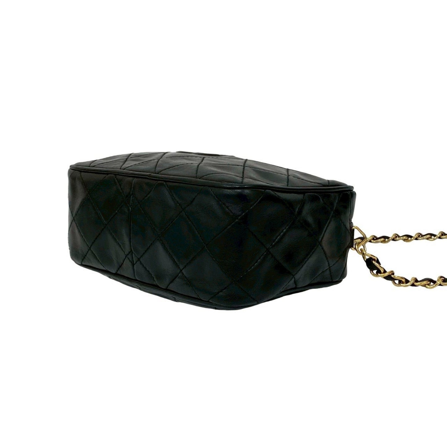 Chanel Matelasse Coco Mark Tassel Lambskin Chain Shoulder Bag