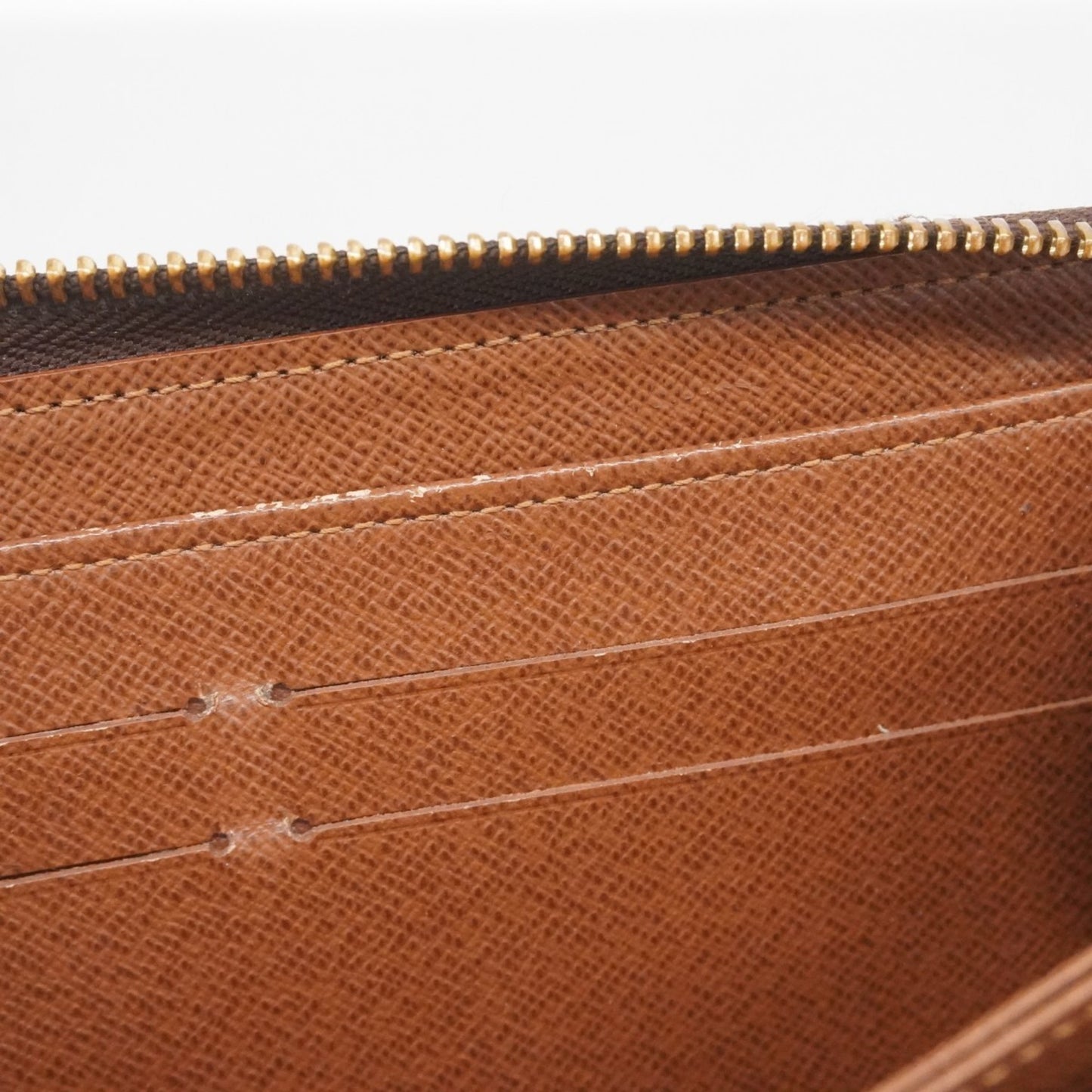 Louis Vuitton Monogram Zippy Wallet M60017 Brown