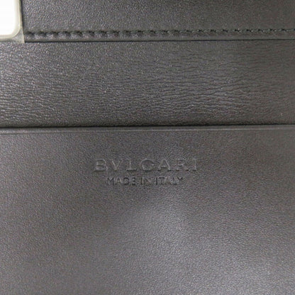 Unused Bvlgari Serpenti Scalie Man Leather Black Key Case