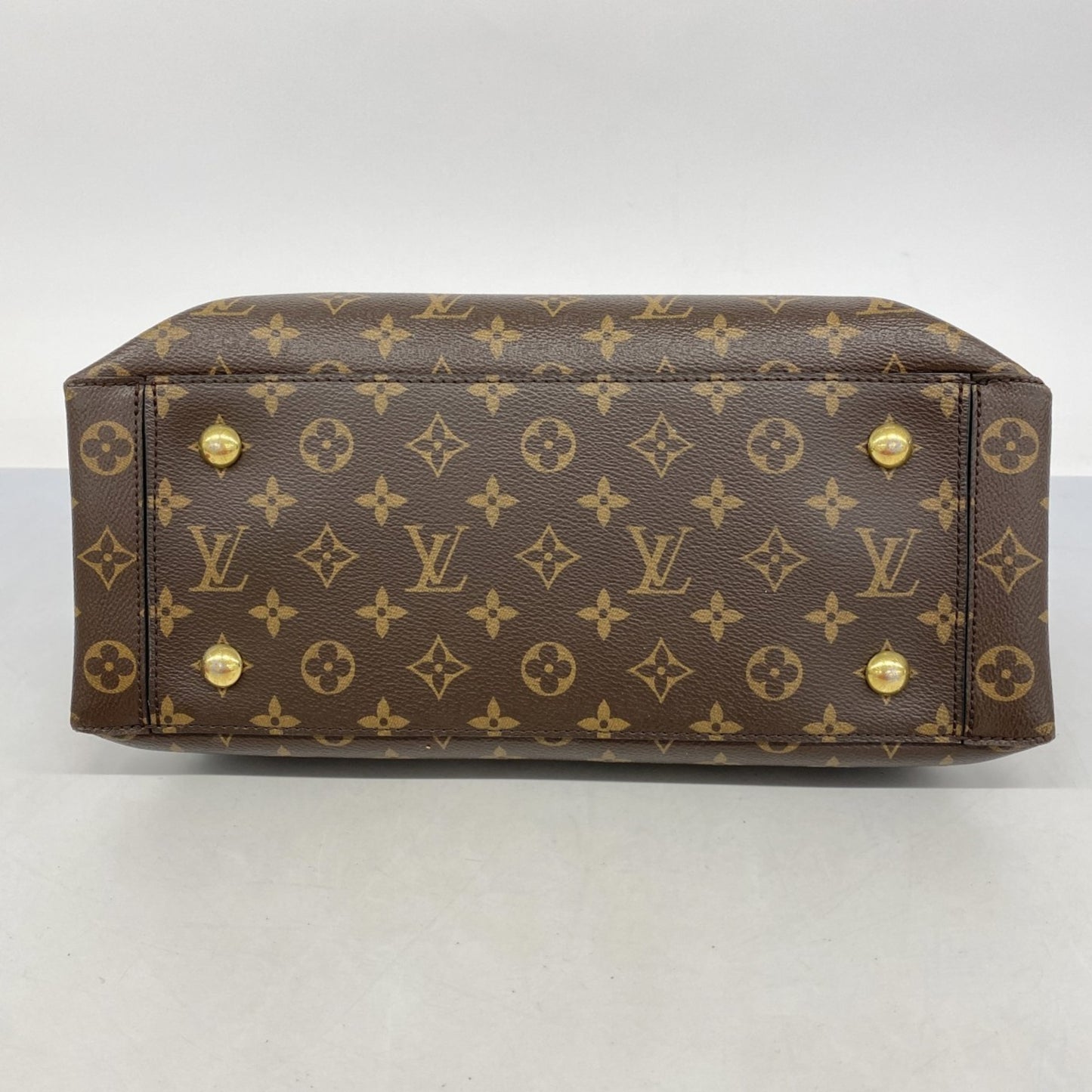 Louis Vuitton Monogram Flower Tote M43553 Brown Coquelicot 2-Way Bag