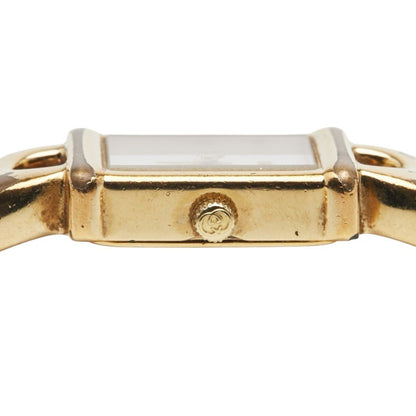 Gucci 1800L Quartz Watch With White Dial And Stainless Steel