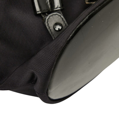 Gucci Bamboo Handbag/Shoulder Bag 2Way 003 2854 Black Nylon Leather