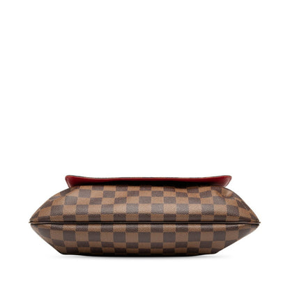 Louis Vuitton Damier Musette Shoulder Bag N51302 Brown Leather