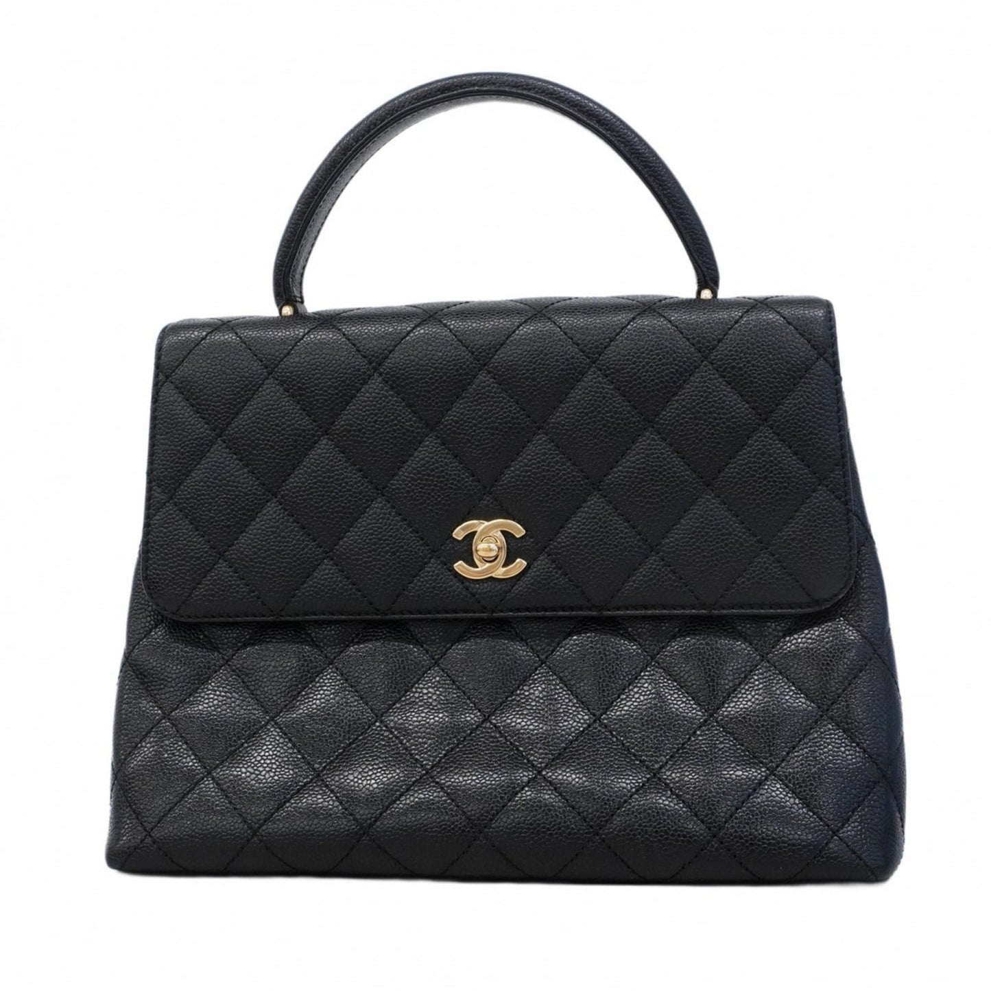 Calfskin Chanel Handbag Grained