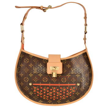 Louis Vuitton Louis Vuitton Perfor Demi Lune Shoulder Bag Monogram Canvas M95178 Mi0036 Orange