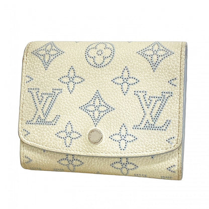 Louis Vuitton Mahina Portefeuille Iris Compact Wallet M11802 White/Blue