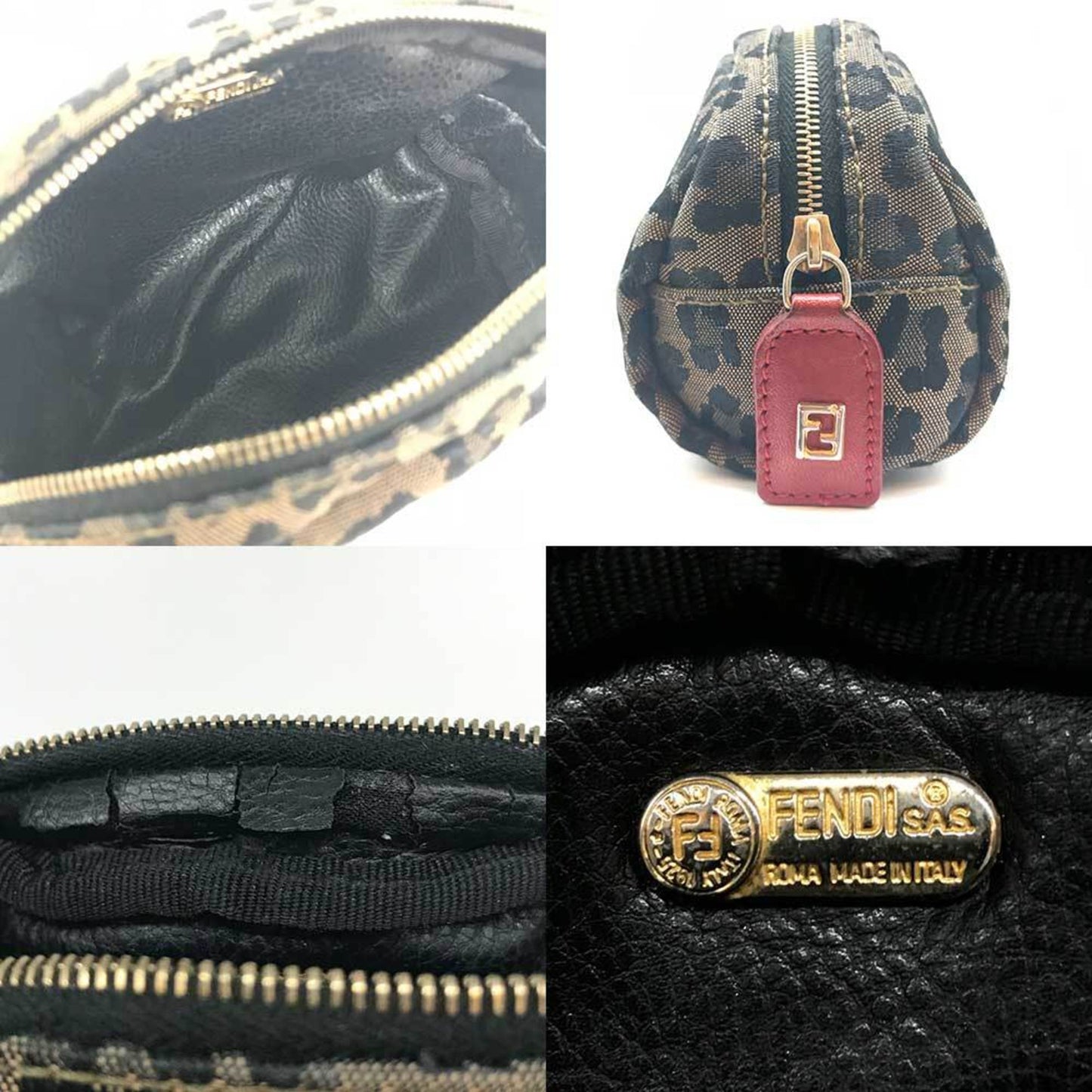 Fendi Pouch Leopard Multi-Case