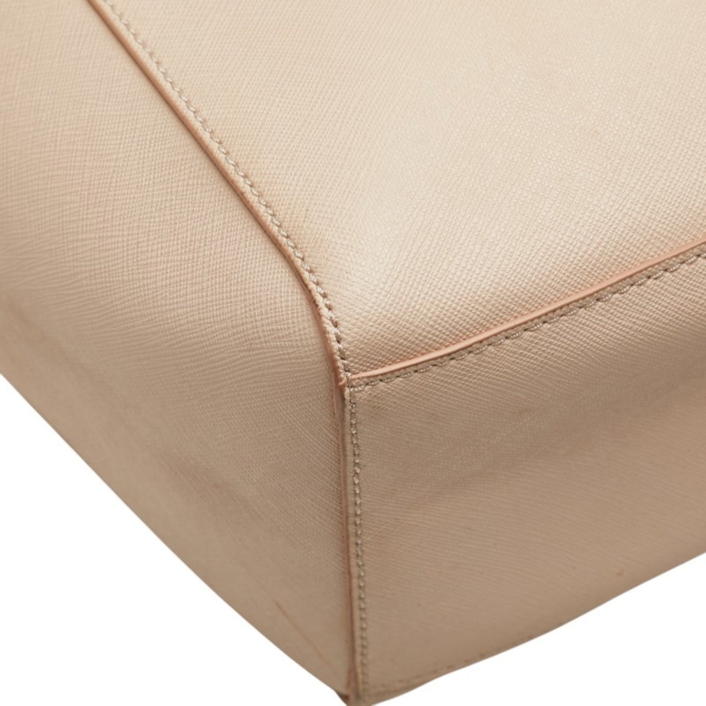 Tory Burch Tote Bag Shoulder Pink Beige Leather