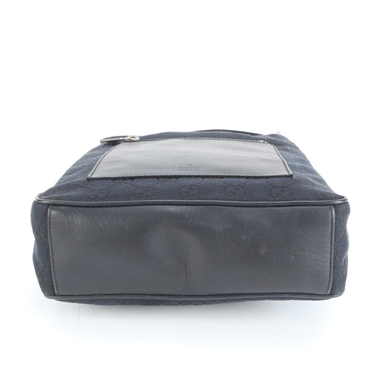 Gucci Gg Canvas 019-0537 Leather Shoulder Bag