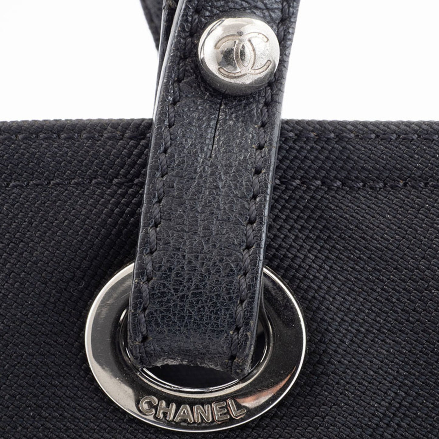Chanel Paris Biarritz Tote Mm Bag A34209 Coated Canvas Black