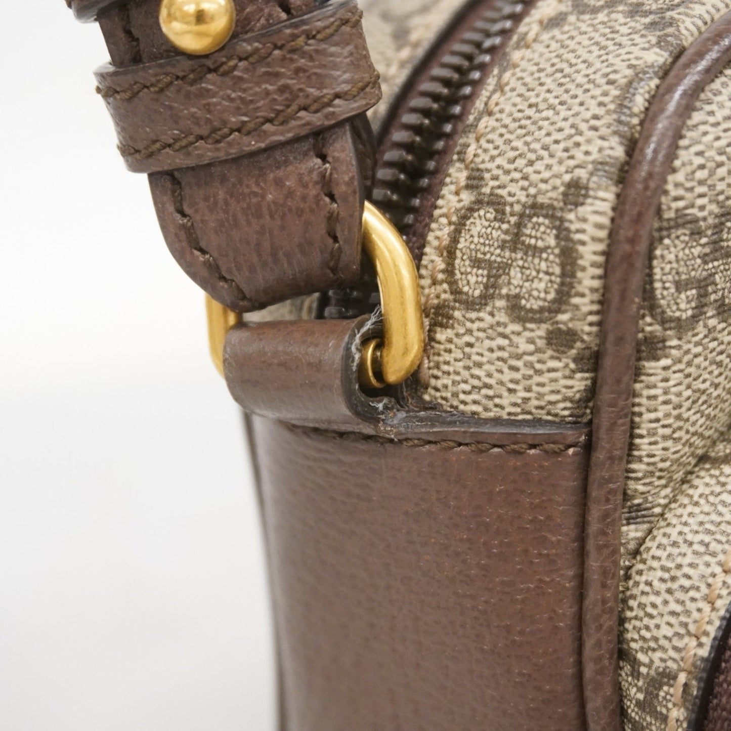 Gucci Ophidia Shoulder Bag 723312 Leather Brown