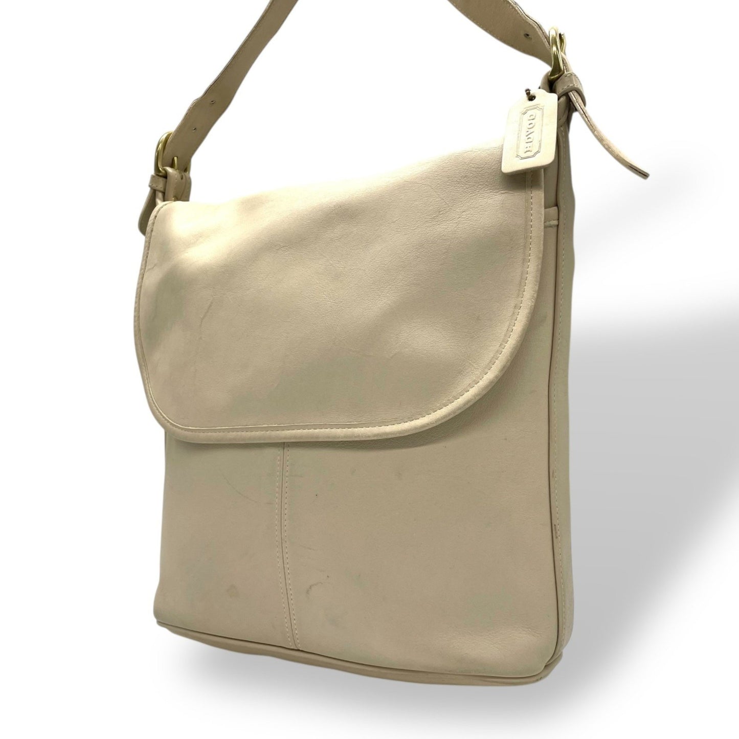 Coach Leather Flap Shoulder Bag