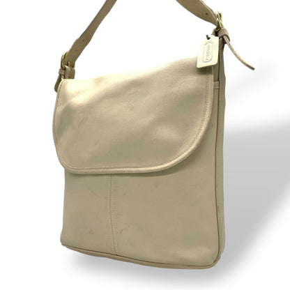 Coach Leather Flap Shoulder Bag