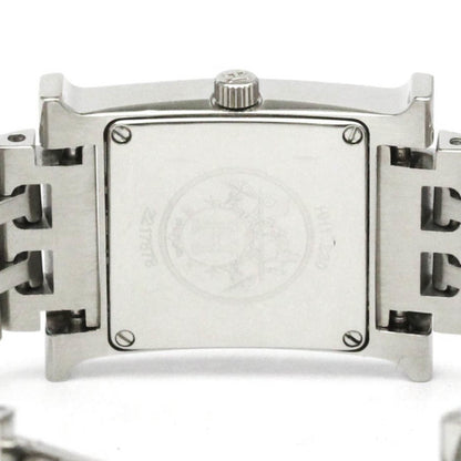 Hermes H Watch Diamond Steel Quartz