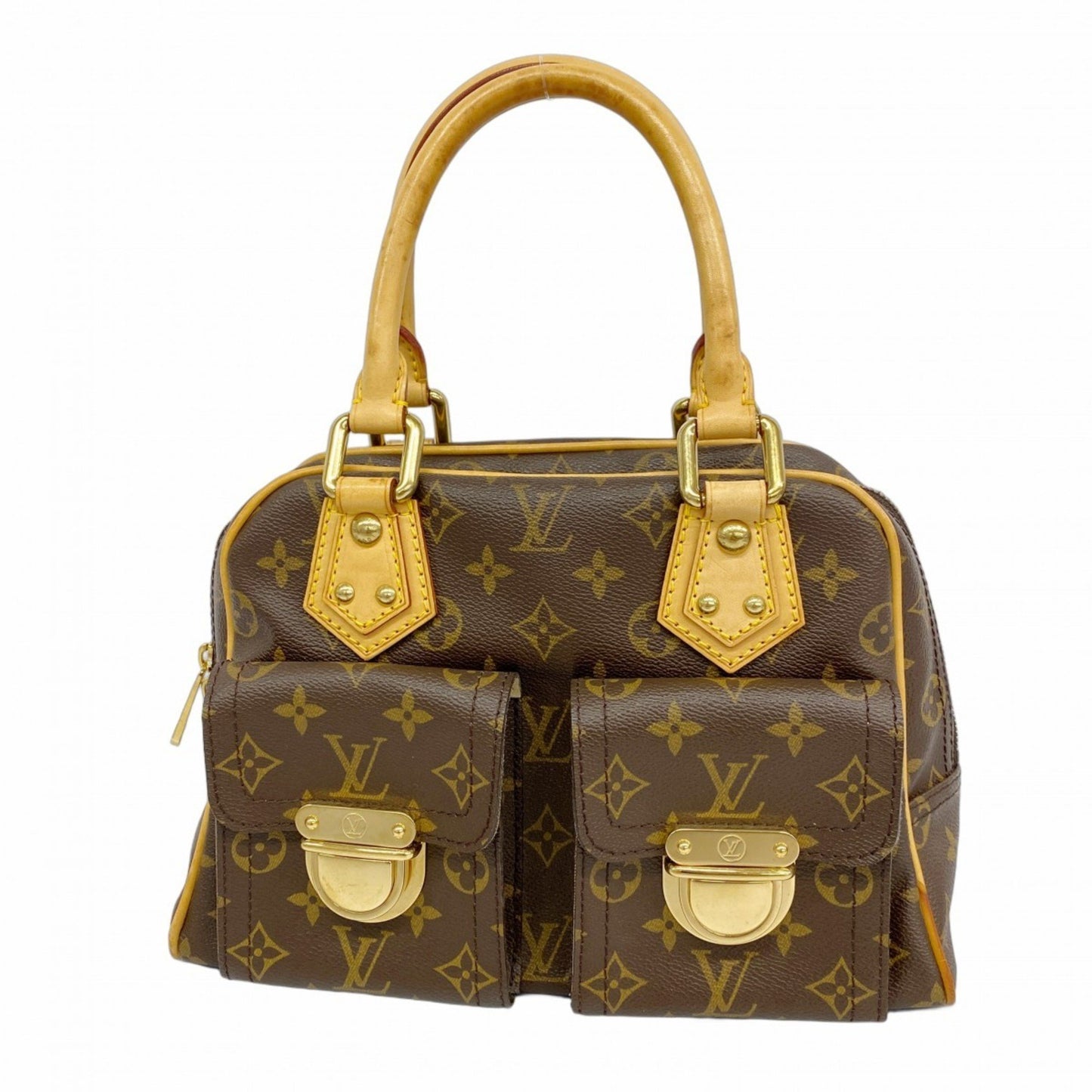 Louis Vuitton Monogram Manhattan Pm Handbag M40026 Brown