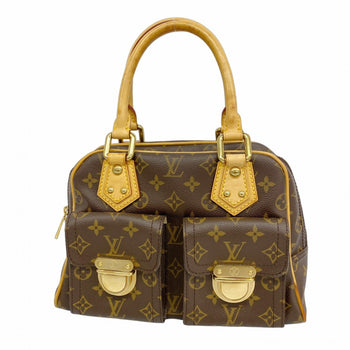 Louis Vuitton Monogram Manhattan Pm Handbag M40026 Brown