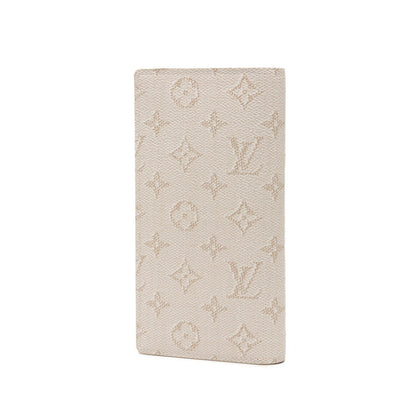 Louis Vuitton Monogram Heritage Portefeuille Brazza Long Wallet M15156 White