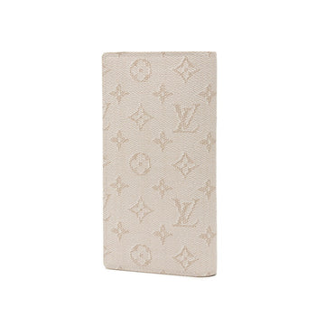 Louis Vuitton Monogram Heritage Portefeuille Brazza Long Wallet M15156 White
