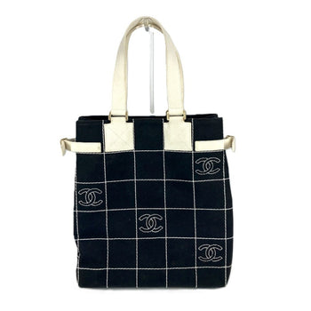 Chanel Cc Coco Mark Bicolor Tote Bag