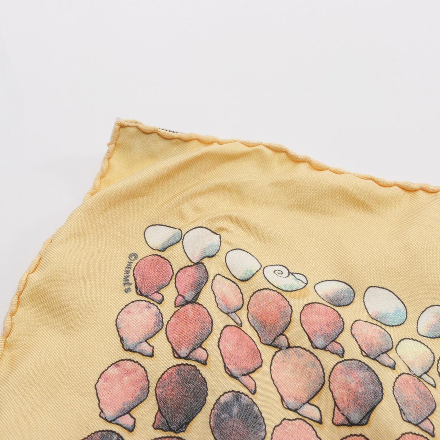 Hermes Herms Les Coquilles Petit Carr 45 Silk Scarf
