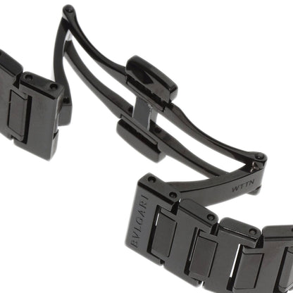 Bvlgari Bb33S Black Diamond-Like Carbon Watch In Stainless Steel/Ss